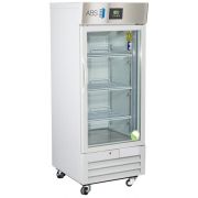 12 Cu. Ft.  Single Glass Door Premier Laboratory Refrigerator . Warranty: 2/5; Two year parts and labor warranty, plus an additional three year compressor parts warranty.