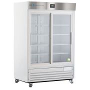 47 Cu. Ft.  Double Slide Glass Door Premier Laboratory Refrigerator . Warranty: 2/5; Two year parts and labor warranty, plus an additional three year compressor parts warranty.