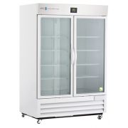 49 Cu. Ft.  Double Swing Glass Door Premier Laboratory Refrigerator . Warranty: 2/5; Two year parts and labor warranty, plus an additional three year compressor parts warranty.