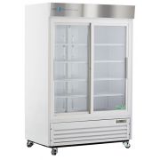 47 Cu. Ft.  Double Slide Glass Door Standard Laboratory Refrigerator.  Warranty: 1/5; One year parts and labor warranty, plus an additional four year compressor parts warranty.