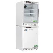 9 Cu.Ft Total Capacity, 2 Ext.Doors (Solid & Glass); Left Hinged Premier Combination Refrigerator/Freezer Warranty: 2/5; Two year parts and labor warranty, plus an additional three year compressor parts warranty.