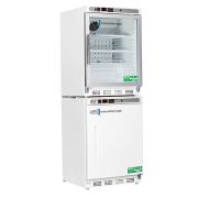 9 Cu.Ft Total Capacity, 2 Ext.Doors (Solid & Glass) Premier Combination Refrigerator/Freezer Warranty: 2/5; Two year parts and labor warranty, plus an additional three year compressor parts warranty.