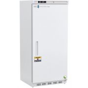 17 cu. ft. capacity General Purpose Laboratory Solid Door Refrigerator with microprocessor temperature controller, audible and visual high/low temperature alarms, remote alarm contacts, and casters. Warranty: Two years parts and labour.