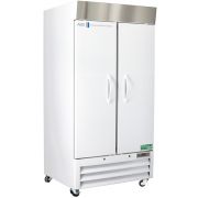 36 Cu. Ft.  Double Swing Solid Door Standard Laboratory Refrigerator.  Warranty: 1/5; One year parts and labor warranty, plus an additional four year compressor parts warranty.