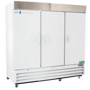 72 Cu. Ft.  Triple Swing Solid Door Standard Laboratory Refrigerator.  Warranty: 1/5; One year parts and labor warranty, plus an additional four year compressor parts warranty.