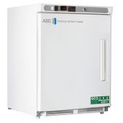 4.2 Cu. Ft, ADA Left Hinged Premier Undercounter Built-In Manual Defrost Freezer. Warranty: 2/5; Two year parts and labor warranty, plus an additional three year compressor parts warranty.