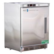 4.2 Cu. Ft Left Hinged Premier Undercounter Stainless Steel Built-In Manual Defrost Freezer. Warranty: 2/5; Two year parts and labor warranty, plus an additional three year compressor parts warranty.