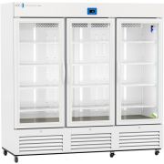 Premier Glass Door Laboratory Refrigerator with Variable Speed Compressor 72 Cu. Ft. 2°C to 15°C. Two (2) years parts and labor warranty. Seven (7) years compressor warranty.