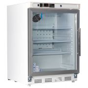 4.6 Cu. Ft, Glass Door Refrigerator (Built-In)- Left Hinged Premier Undercounter Controlled Room Temperature Cabinet with microprocessor temperature controller with audible and visual alarms, digital temperature display, remote alarm contacts, Freestandin