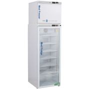 12 Cu.Ft, 1 Solid/1 Glass Ext. Doors Premier Pharmacy/Vaccine Combination Refrigerator/Freezer with microprocessor temperature controller with audible and visual alarms, digital temperature display, (2) Freestanding thermometers with 3 year certificate of