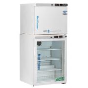 7 Cu.Ft, 2 Solid Ext. Doors Premier Pharmacy/Vaccine Combination Refrigerator/Controlled Auto Defrost Freezer with microprocessor temperature controller with audible and visual alarms, digital temperature display, (2) Freestanding thermometers with 3 year