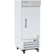 12 Cu. Ft. Standard NSF/ANSI 456 Compliant Pharmacy/Vaccine Refrigerator, Single Solid Door with microprocessor temperature controller with audible and visual alarms, remote alarm contacts, keyed door locks, casters, and pharmacy refrigerator/freezer tool