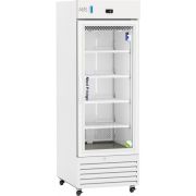 Standard Glass Door Pharmacy Refrigerator 23 Cu. Ft. 36°F to 46°F (2°C to 8°C). Two (2) year parts and labor warranty. Five (5) years compressor warranty.