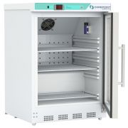 Corepoint Scientific White Diamond Series Controller Room Temperature Cabinet, 4.6 Cu. Ft., Built-In, Glass Door