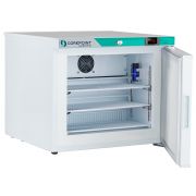 Corepoint Scientific White Diamond Series Countertop Auto Defrost Laboratory Freezer, 1.3 Cu. Ft, Solid Door