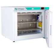 Corepoint Scientific White Diamond Series Countertop CONTROLLED Auto Defrost Laboratory Freezer, 1.0 Cu. Ft, Solid Door, Left Hinged