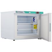 Corepoint Scientific White Diamond Series Countertop Freezer, Freestanding, 1.7 Cu. Ft., Solid Door