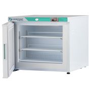 Corepoint Scientific White Diamond Series Countertop Freezer, Freestanding, 1.7 Cu. Ft., Solid Door, Left Hinged