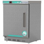Corepoint Scientific White Diamond Series Undercounter Refrigerator, Built-In, 4.5 Cu. Ft., Solid Stainless Steel Door