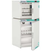Corepoint Scientific White Diamond Series Refrigerator & CONTROLLED Auto Defrost Freezer Combination, 7 Cu. Ft. (5.2 Ref./1.0 Freezer), Solid Door Ref., Solid Door Freezer