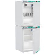 Corepoint Scientific White Diamond Series Refrigerator & Freezer Combination, 10 Cu. Ft., Solid Door Refrigerator/Solid Door Freezer