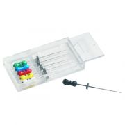 Tool, SS Jet Reamers/Ferrule Removers, Serated design used for removing silica and contaminant deposits. Pack of 6.