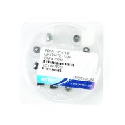 Ferrule, Graphite, 1/8" Pack of 10