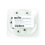 Restek capillary Vespel/Graphite ferrules; 0.8mm; fits columns 0.45/0.53mm; 10/pkg.