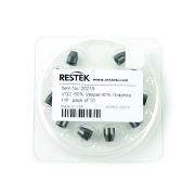 Restek Srandard Ferrules, 60% Vespel/ 40% Graphite, 1/8" ID; Pack of 10.