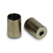 Restek Graphite Ferrules, Fit 0.45/0.53mm ID Fused Silica Columns. 0.8mm ID, 1/16" Fitting Size. 2/pk.