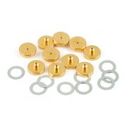 Inlet Seals, 0.8mm Gold Plated Cross Disk Pack of 10 for HP GCs