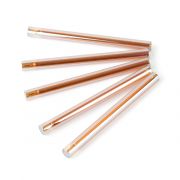 Gooseneck Splitless Liner, 4mm x 6.5 x 78.5 for Agilent GCs Siltek Deact., 5pk
