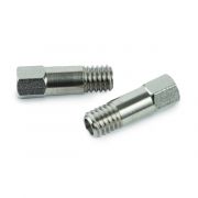 Restek Capillary Nut, stainless steel, For HP GC, Pack of 2 (Uses Std Ferrules).