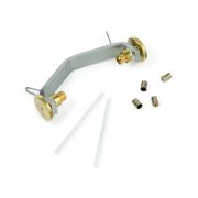 Restek Vu2 Union Connector Kit, Fits 0.45-0.53mm ID Columns, Kit Contains: Vu2 Union Body, 2 x Knurled Nuts, 2 x Press-Tight Unions and 4 x Ferrules.