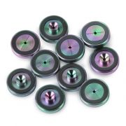 Siltek-Treated Inlet Seal, Dual Vespel Ring, 0.8mmID 10pk