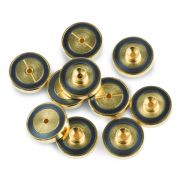 Gold Plated Inlet Seal, Dual Vespel Ring 1.2mm ID 10pk