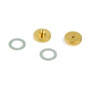 Gold Plated Replacement Inlet Seals for Agilent GCs, 1.2mm ID, for 0.25/0.32mm ID Dual-Column Installation, 2/pk