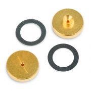 Restek 0.8 mm ID Replacement Inlet Seals for Agilent GCs, Gold-plated; for use with a single column; 2-pk.