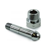 Fitting, CGA 590, Nickel Plated Brass, 1/4"NPT Air