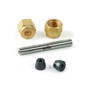Packed column inlet adapter kit for 1/4" injection ports; use 1/8" and 3/16: OD columns in ¼" on column injection ports; includes all nuts and ferrules to attach tubing.