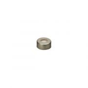 Aluminum Seal w/Septa, 13mm Silver PTFE/Silicone Pack of 100