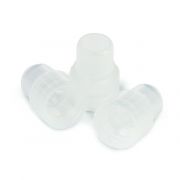 Snap Plug, Starburst, 8mm, Clear Low Density Polyethylene Pack of 200