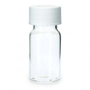 Restek pre-cleaned VOA vials, 20mL; clear; open top cap with w/0.125" PTFE/Silicone septa; 24/400 thread; replacement septa available separately (RSK-24694); 72/pkg.