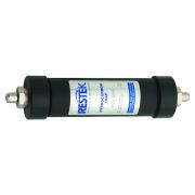 Restek Hydrocarbon Trap; 1/8" nickel-plated brass fittings; refillable; 60µm frit; max. flow: 5L/min; Pmax: 125psig.