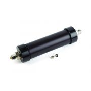 Restek Hydrocarbon Trap. 1/4" nickel-plated brass fittings; refillable; 60µm frit; max. flow: 5L/min; Pmax: 125psig.