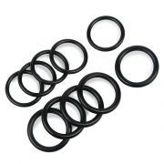 Replacement O-Rings for high capacity indicating oxygen trap; 5 small and 5 large o-rings included.