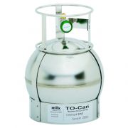 TO-Can Canister, 15 Liter, 1/4" Swagelok SS4H Bellows Valve 2-port only, Stainless Steel only