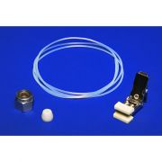 Mini-Can Accessory, Personal Sampling Inlet, 3ft x 1/16in OD PTFE Tubing, Clip, PTFE Reducing Ferrule, 1/4in SS Nut