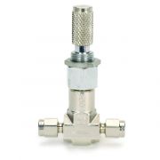Parker Valve, Precision Metering, 1/8", Straight, Brass