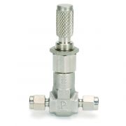 Parker Valve, Precision Metering, 1/8", Straight, Stainless Steel